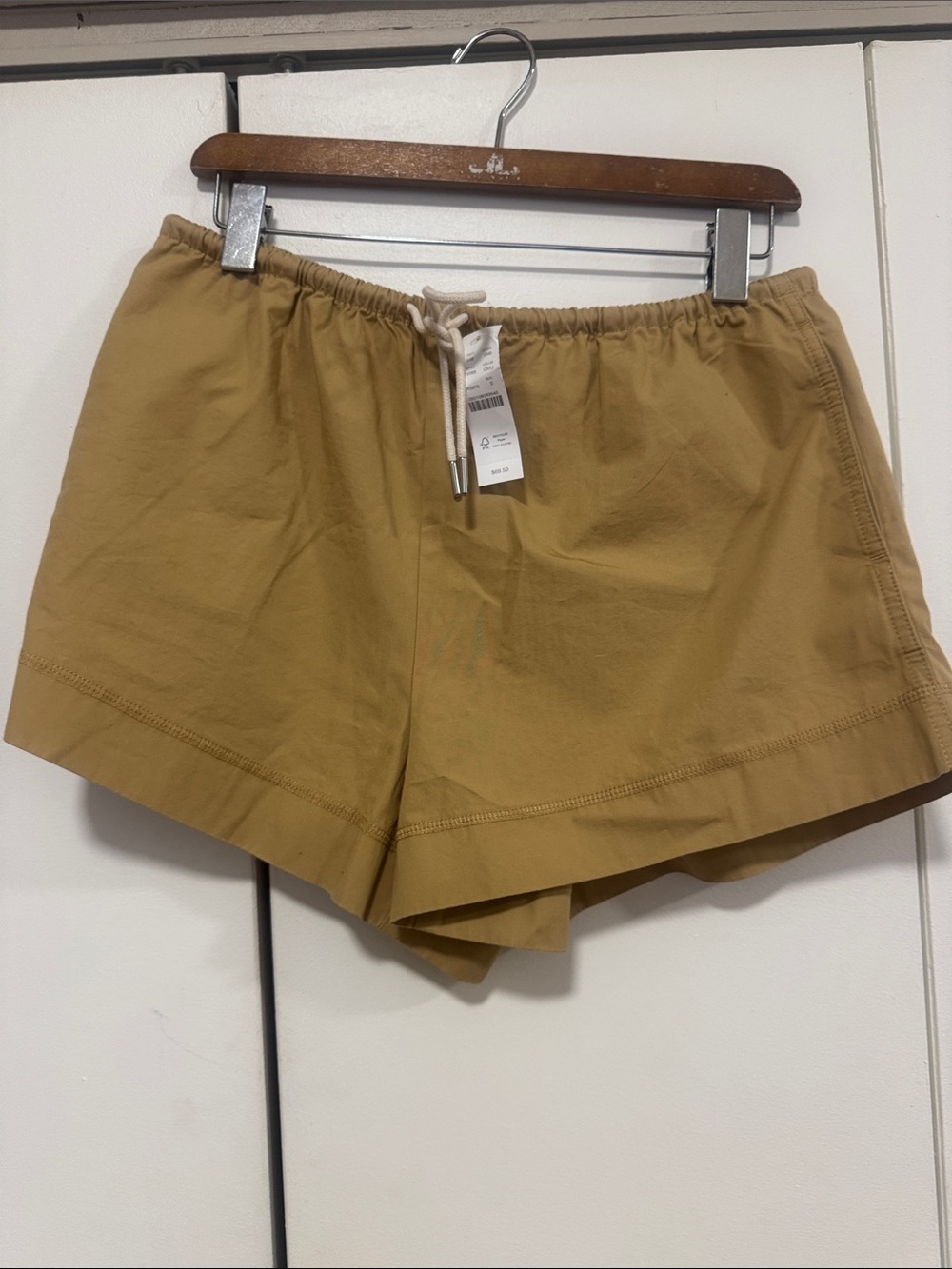 Cruise drawstring short in cotton poplin - Picture 5 of 6